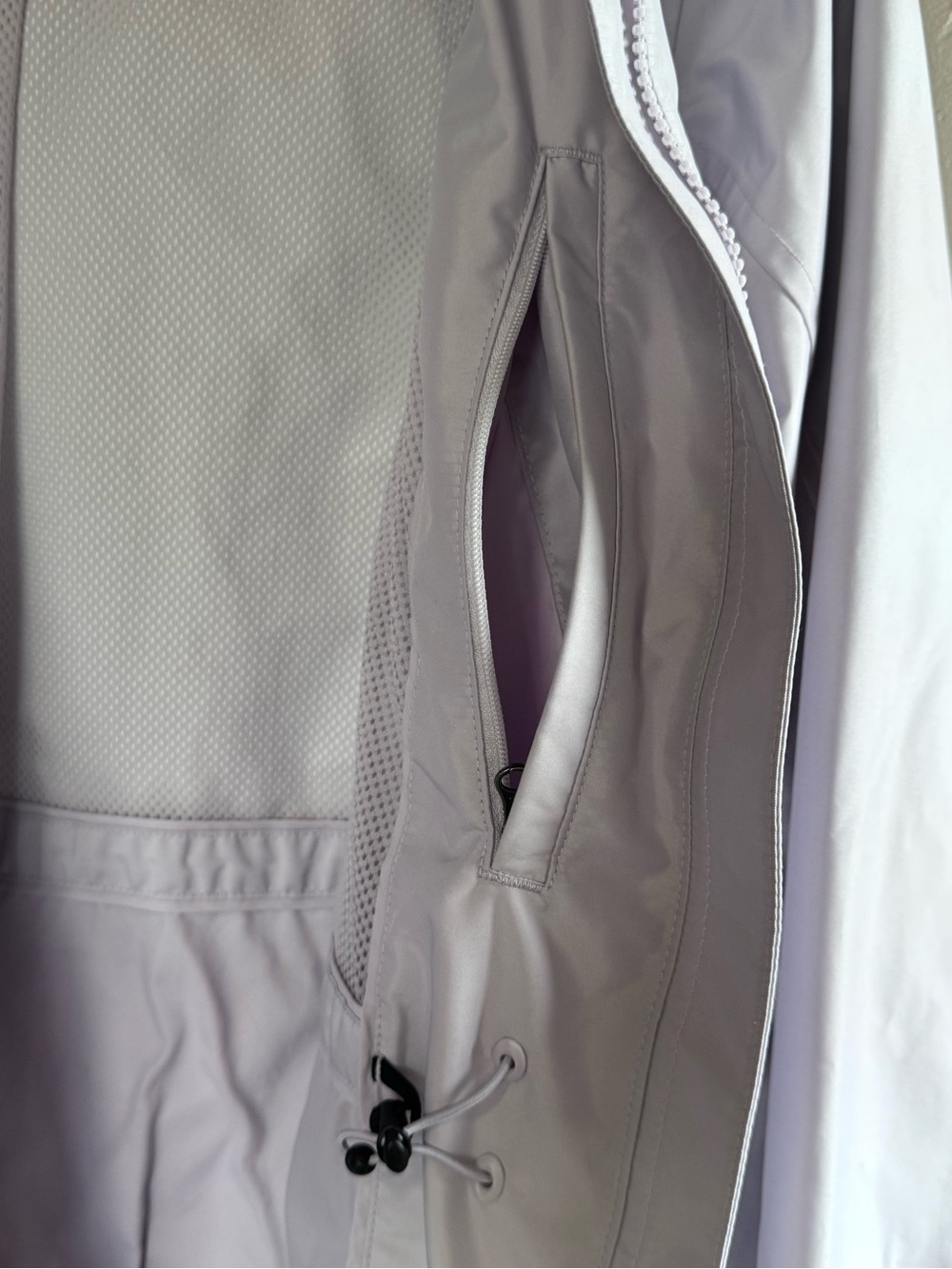 L.L.Bean Jacket Women’s M Regular Hooded Waterproof Lilac - Picture 9 of 14